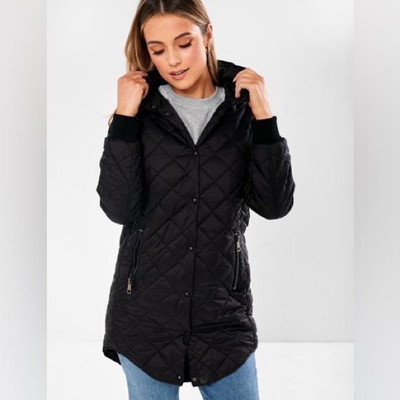Vero Moda Hayle 3/4 Quilted Jacket - Picture 3 of 8
